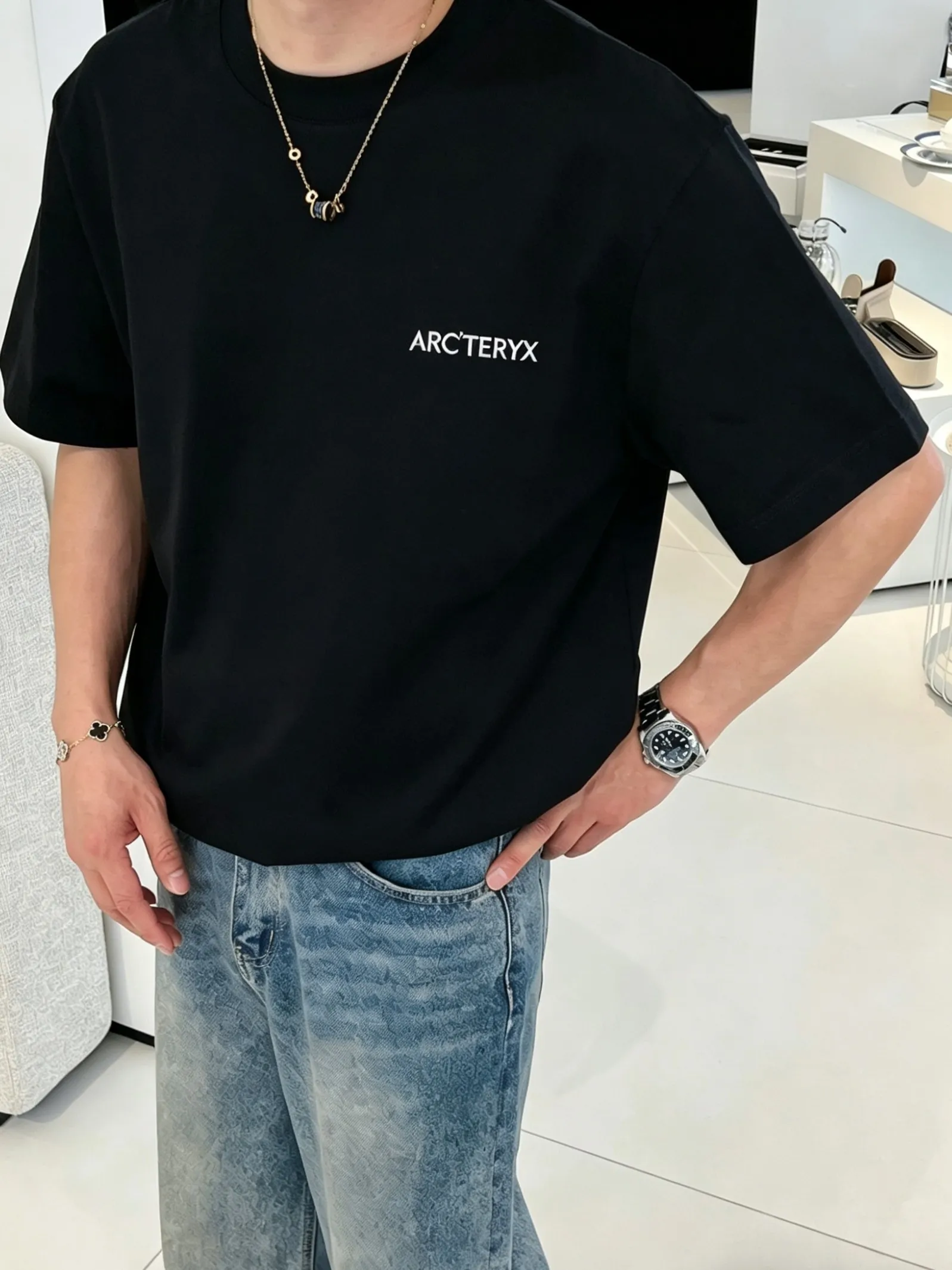 2026 New Arrival Original T Premium Quality OS Hot Sale 100% logo Factory Size：S-3XL（ ) Black White